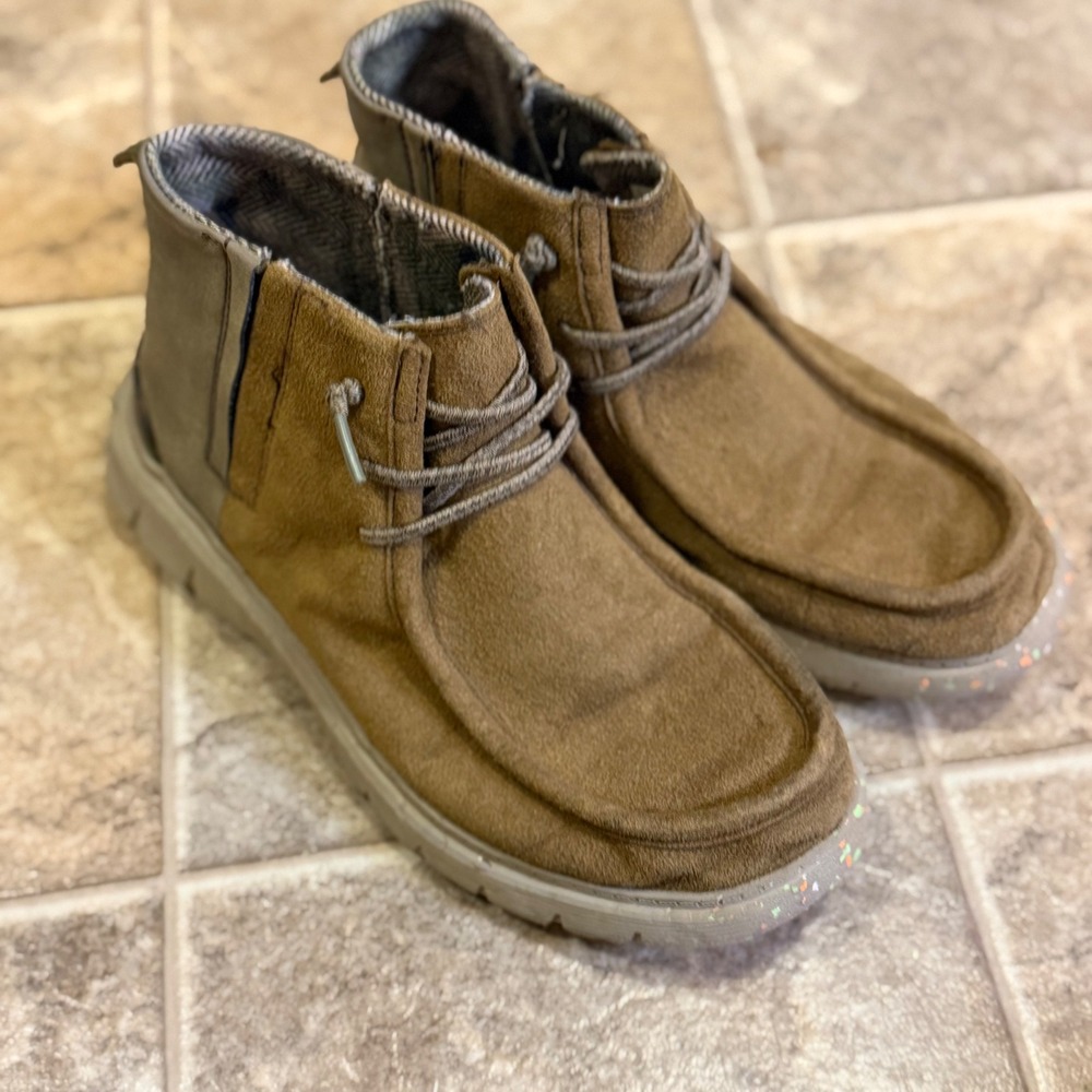 Hey Dude Boris Eco Tobacco Brown Mens Chukka Boots Size 7 112651521